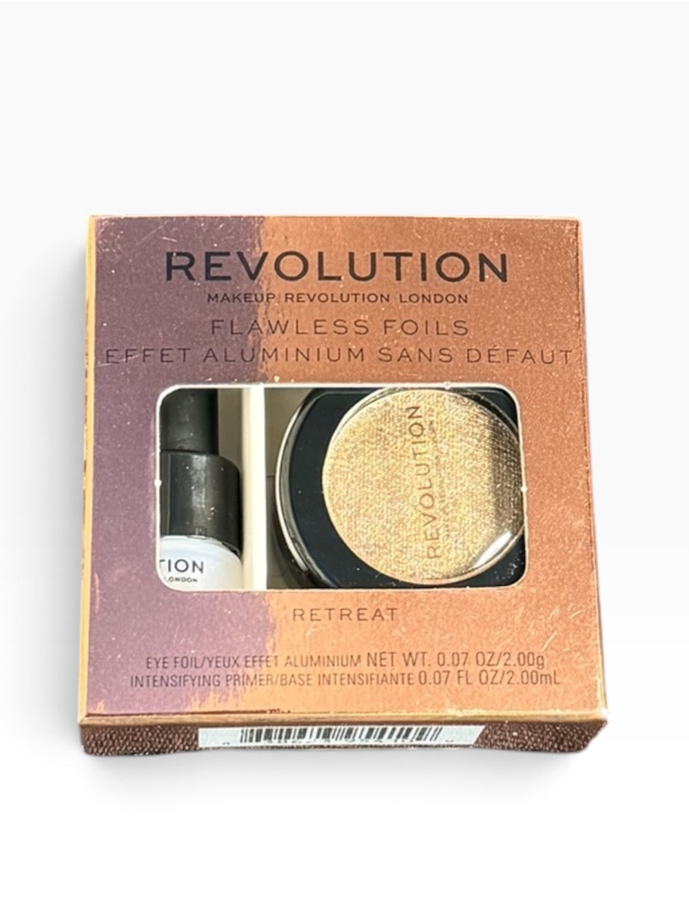 Revolution Flawless Foils Eye Foil & Primer — Shimmery Gold